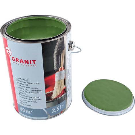 Lack, Grasgrün RAL 6010 Nopolux Wilckens Granit, 2,5 l Dose (1/2)