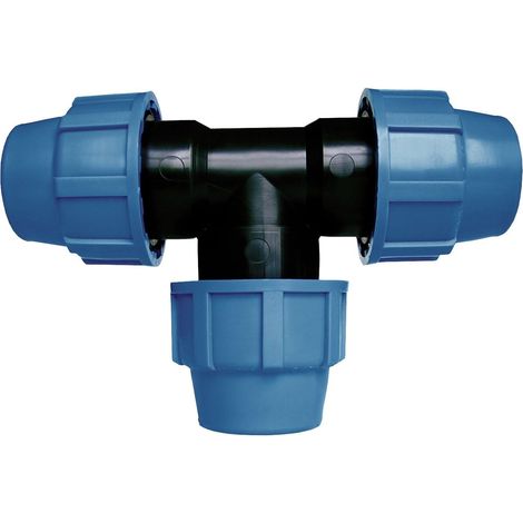 1 Té Réducteur PE, Ø 32 Et 25 Mm, Polypropylène Pour Eau Froide, Irrigation