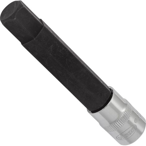 VIGOR Schraubendrehereinsatz, 3/8 (10 mm) Vierkant hohl, Innen Sechskant Profil, SW 13 mm (1/2)