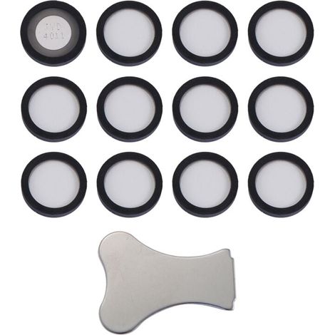 Set di 12 dischi ceramici a ultrasuoni per umidificatori, trasduttore con strumento per tappo (1/4)