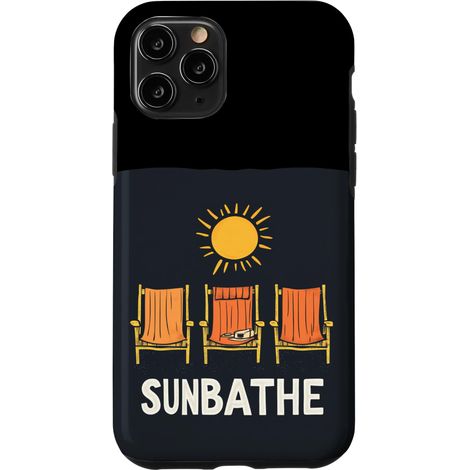 Chaise de plage avec discours de bain de soleil pour des journées d'été amusantes Coque pour 11 Pro (1/3)