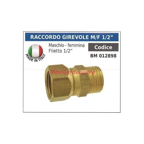 Raccordo girevole M/F 1/2' UNIVERSALE irrorazione 012898