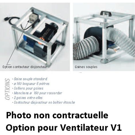 Sovelor - Collier DIAM. 125 à 160 mm pour fixation gaine de soufflage sur V1 - ACC135