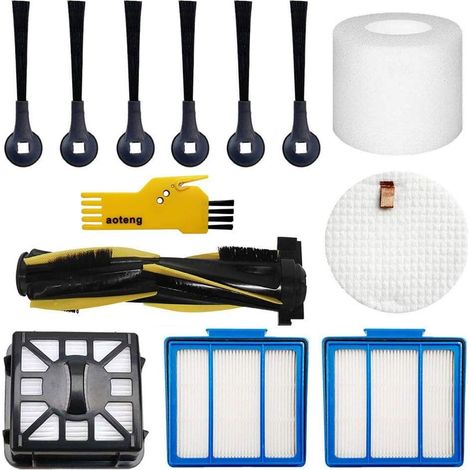 Kit di accessori applicabile per Shark IQ R101AE (RV1001AE) IQ R101 (RV1001) AV911S EZ AV1010AE Kit di parti di ricambio per aspirapolvere robot IQ Spazzola principale, filtro, spazzola laterale (1/5)