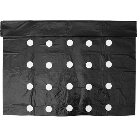 Film Thermique Perforé Noir pour Désherbage Agricole, 0,95 x 10 mètres, Résistant et Pratique-x (1/4)