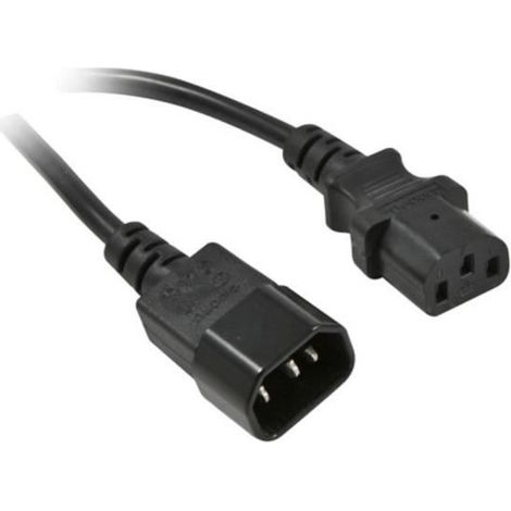 Synergy 21 S215383, 3 m, Mâle-Femelle, Coupleur C13, Coupleur C14, Noir (1/4)