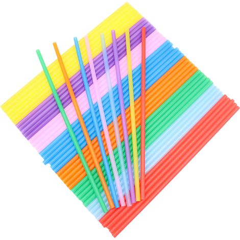 Paille À Smoothie - Polypropylène Alimentaire - 320 mm - Pour Boissons Épaisses - Lot De 50 (1/5)