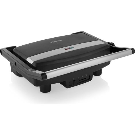 Tristar GR-2856 Elettrico Griglia a contatto Spia luminosa, Rivestimento antiaderente Nero