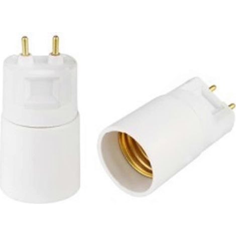 G12-auf-E27-Sockeladapter, 10er-Pack, kompatibel mit E27- und G12-Lampenfassungen, robustes Material, einfache Montage