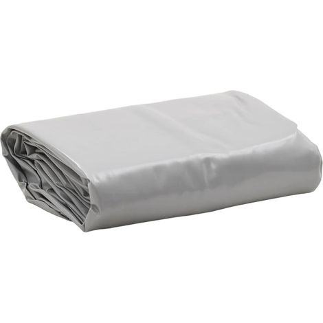 vidaXL Tarpaulin Grey 5x5 m 650 g/m²