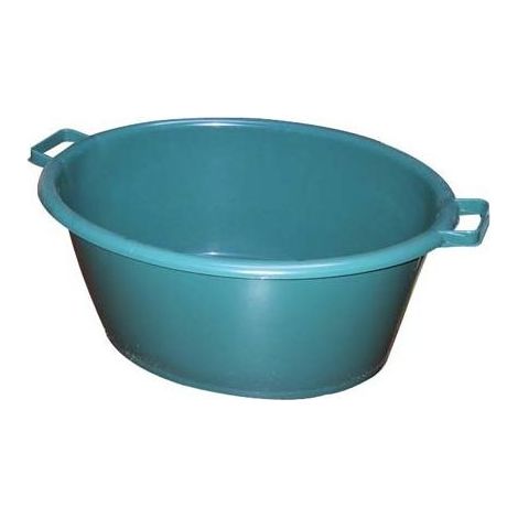 ALUMINIUM ET PLASTIQ - Baquet oval 45L 62x50cm vert