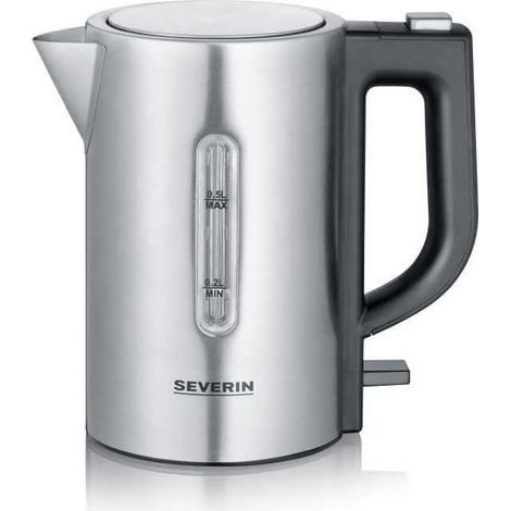 Severin WK3647 Hervidor de viaje inox y negro 0,5 L (1/3)