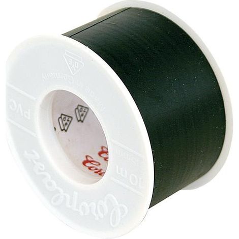 Ruban isolant pour l'electricite noir largeur 30 mm longueur 25 metres (1/4)