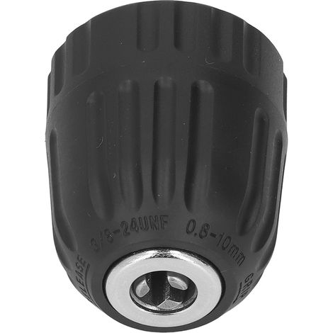 Mandrin de perceuse à percussion en acier au chrome-vanadium et ABS, adaptateur/convertisseur 0,8-10 mm (1/5)