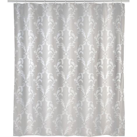 20048100 Rideau de Douche en Textile Baroque Anti Moisissure 180x200 cm