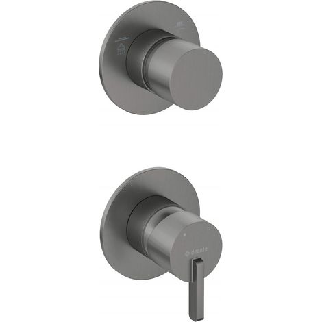 Deante Silia robinet de douche finition titanium (1/5)