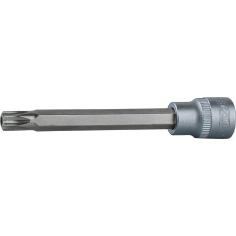 Douille tournevis Torx percée Longueur 110 mm T40