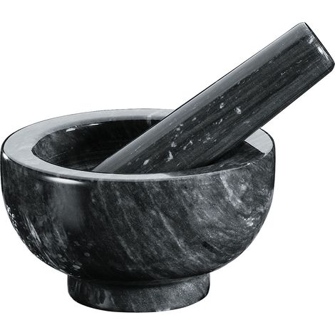 Mortero, Kuchenprofi, diámetro 11x7 cm, negro