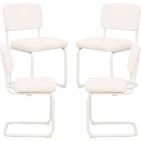 Packs Sillas Comedor - Pack 4 Sillas Axo Tela - Blanco