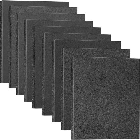 Papier de Verre,120/180/240/320/400/600/800/1000/2000 Grain Utilisé pour polir le métal le bois les voiture,18pcs Poncer 230x280 mm (1/5)
