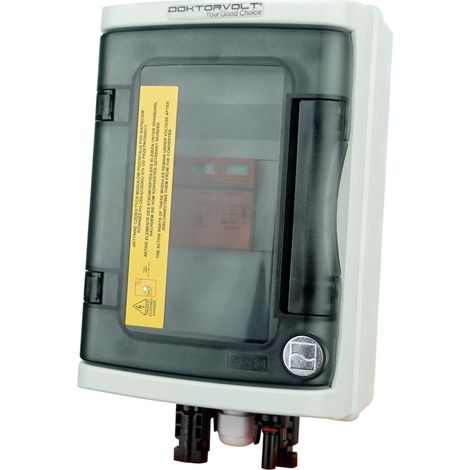 Photovoltaik-Verteiler DC 1000V T2 IP65 mit Solarsteckverbindern Doktorvolt Elektroverteiler DV-9467-FOT-257-DC (1/4)