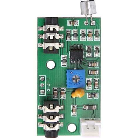 Circuit d'amplification audio réglable, carte d'amplificateur de signal CA avec alimentation CC 2,6-10 V, connecteur 3 broches (1/5)
