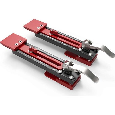 Gabarit d'installation pour planches réglables en aluminium à gradins (2 pièces) (1/5)