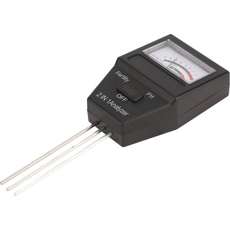 Testeur de sol pH 2-en-1, mesure précise humidité et lumière, multifonction, compact et léger (1/5)