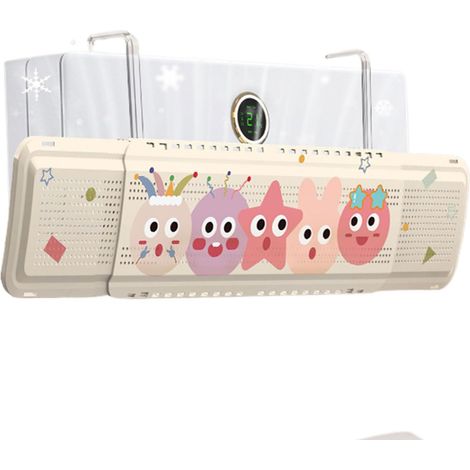 Déflecteur De Ventilation Pour Climatiseur Un accessoire de climatisation Protection Anti-Souffle Direct pour Climatiseur Pour Fenêtre, Plafond, Mur, Lit, Chambre, (1/5)