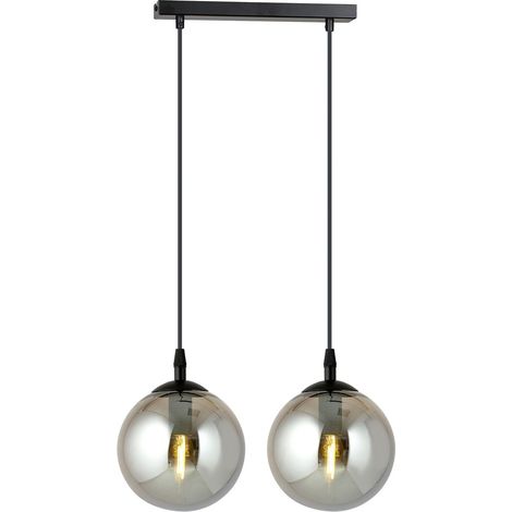 Lampada a sospensione Emibig Cosmo 2 2xE14 nero grafite (1/5)