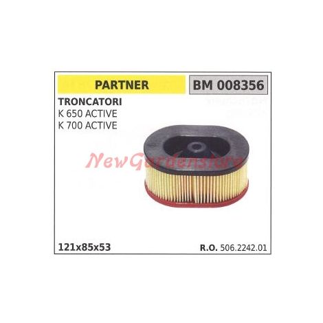 Filtre à air PARTNER pour fraise K 650 K 700 ACTIVE 008356 (1/2)