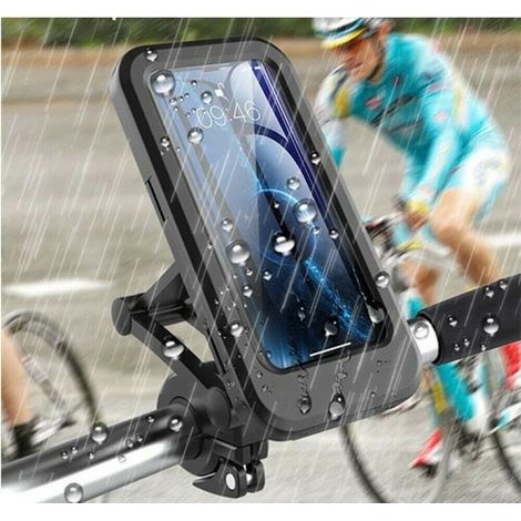 TRADE SHOP - Supporto Custodia Porta Cellulare Impermeabile Per Moto Bici Fino 6.7" Hl-69 - (1/5)