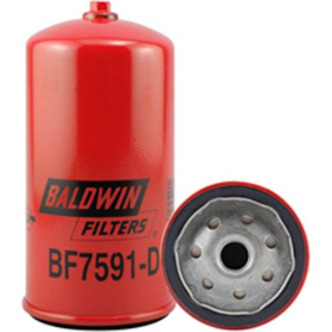 FILTRE CARBURANT, VISSABLE (CUVE METALIQ UE) / AVEC DRAIN - BALDWIN - BF7591-D - Equivalent SN 5171 HIFI FILTER