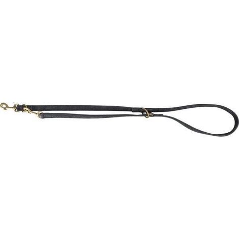 Trixie Pure Correa de Cuero Negra 2m Talla M–L