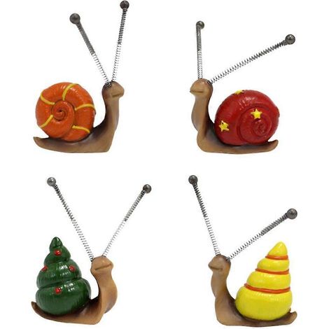 Escargots sculptés, escargots factices, jouet de décoration, figurine (1/4)