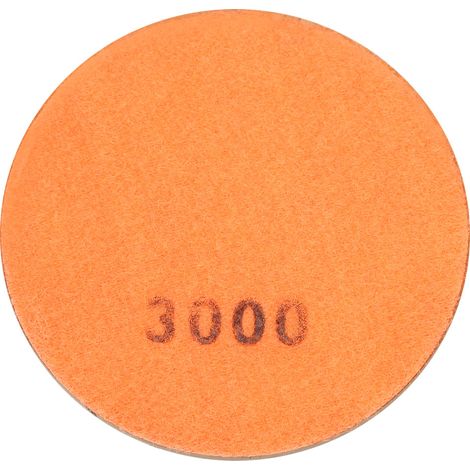 Ortviai Disque de polissage diamant humide 100 mm pour granit, marbre et béton – grain 3000, résine (1/5)