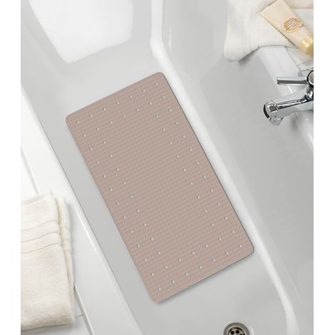 WENKO Wanneneinlage Mirasol Taupe, 69 x 39 cm, Taupe, Naturkautschuk taupe (1/4)