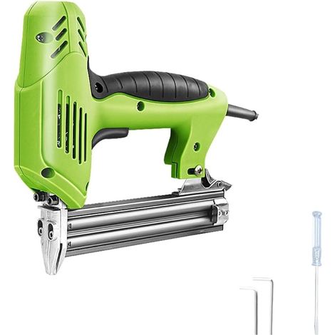 Outil à Ongles Électrique Agrafeuse à Clouer Agrafeuse Trousse à Outils Accessoires pour Outils de Travail Du Bois F30 Clou Droit Prise Ue (1/5)