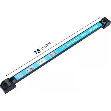 Tool holder bar kit 50×3×2.2cm Magnetic bars Steel Storage accessories Workshop Wall mounting (1/2)