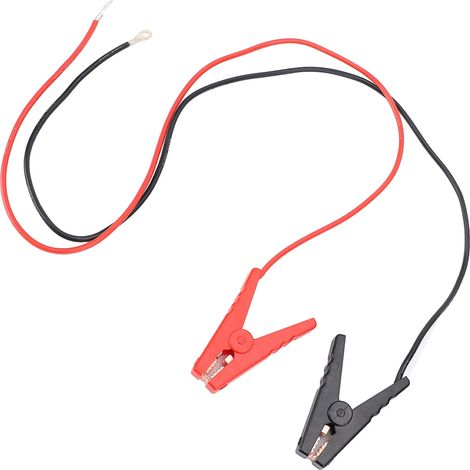 Câble de liaison clôture électrique avec pinces crocodile, fils pour chargeur solaire et clôture alimentée solaire, kit 2 pièces (1/5)
