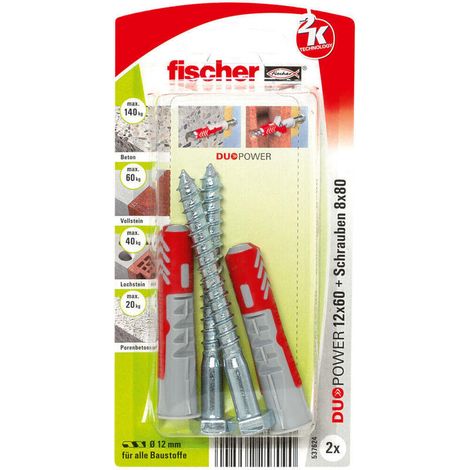 Fischer pasador duopower 12x60 sk 537624 (1/4)
