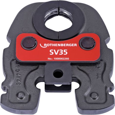 Rothenberger – Mâchoire à sertir Compact SV35 – Pressbacke pour Fittings Ø 35 mm – DURA LAZR TEC pour haute durabilité – Compatible ROMAX Compact TT