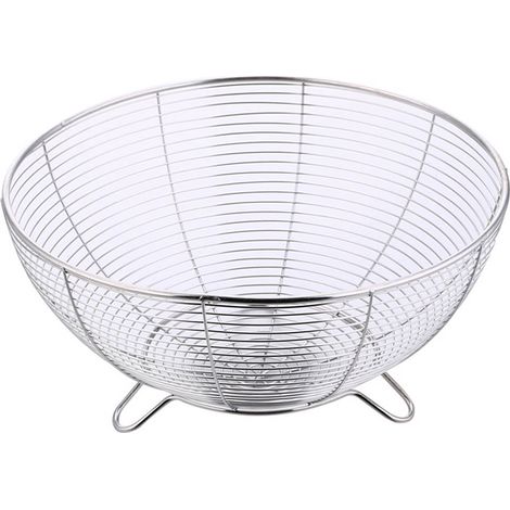 Panier à Fruits en Acier Inoxydable - Bol Décoratif pour Cuisine et Légumes
