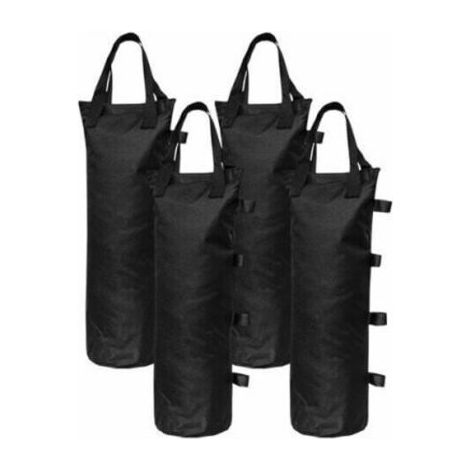 sacs de sable et poids pour les pieds des tentes pliables, parasol noir (1/4)