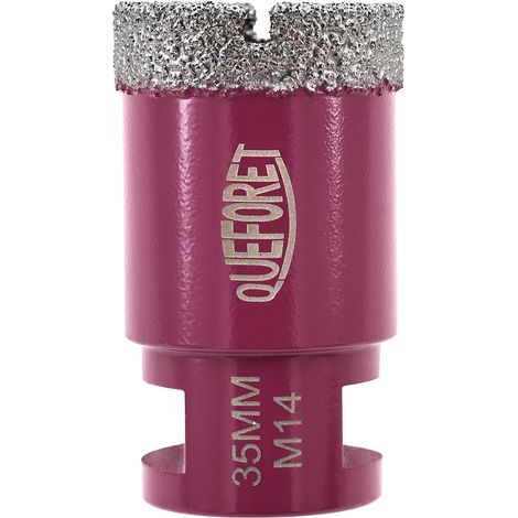 Foret Diamant pour Carrelage 35mm x M14 - Trépan de Forage pour Céramique Porcelaine Marbre Granit pour Meuleuse d'Angle (1/5)