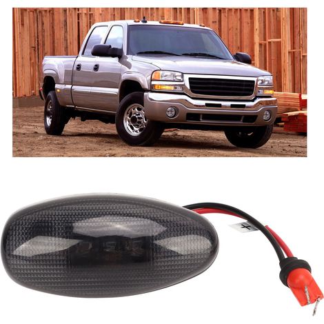 12-V-Positionsleuchten, kompatibel mit GMC Sierra 1500 (2007–2014) (Teilenummer: BD-003Y03SNA-S), Rot (1/5)