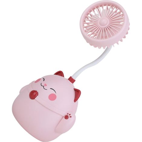 Petit Ventilateur de Bureau Rechargeable USB Porte-stylo (1/5)