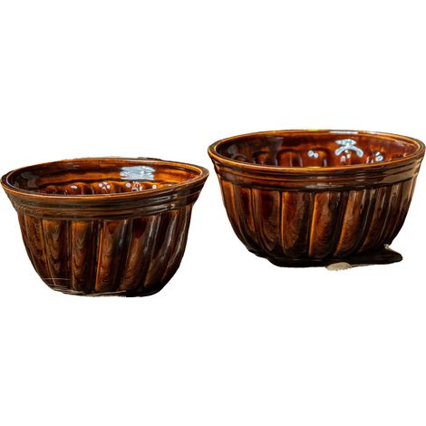 Teglia da forno, in gres, dal design classico, di colore marrone. (1/5)