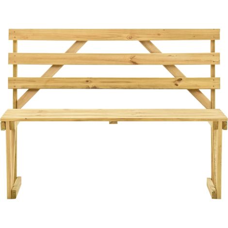 Maison Exclusive - Gartenbank 120 cm Kiefernholz Imprägniert