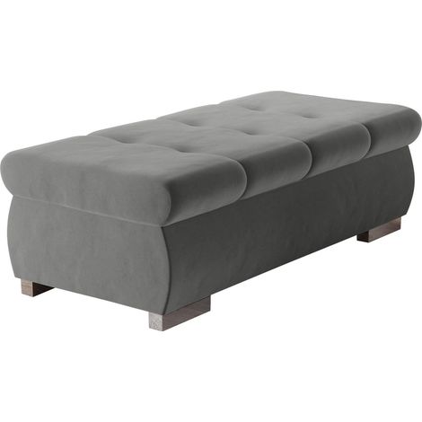 Banco tapizado Comfivo Nitor I, Magic Velvet 2217, 39x60x120cm, Diámetro: 0, Tapiz, Patas: Plástico, 0 (1/5)